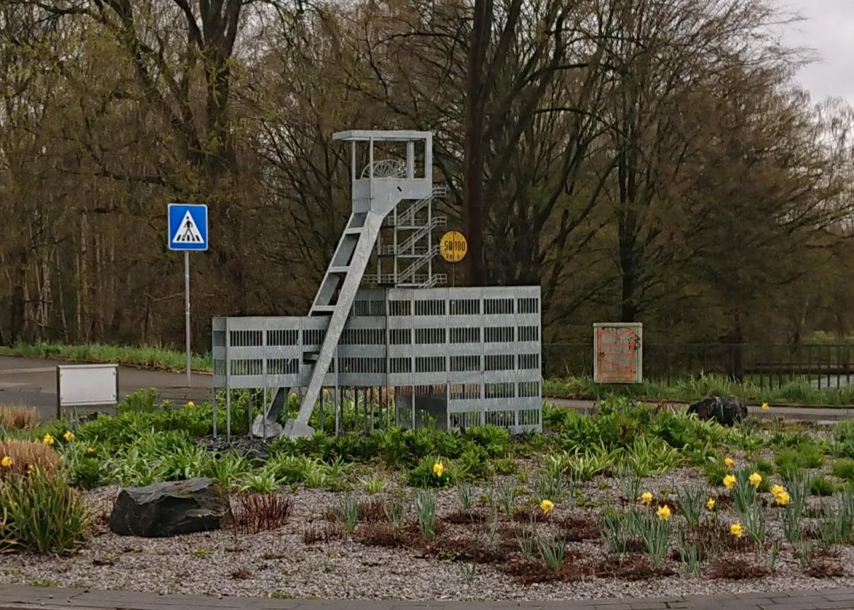 Modell der Zeche Mansfeld