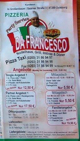 Pizzeria da Fracesco